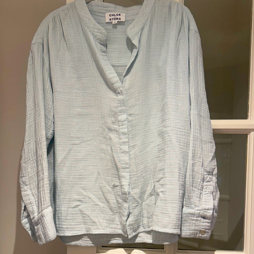 Chloé Stora Light Blue Blouse